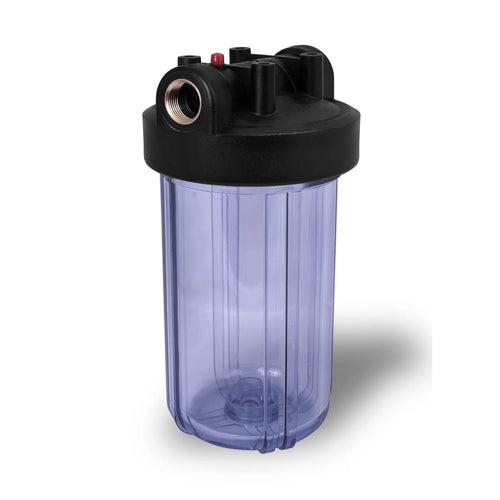 10 Inches Transparent Blue Housing with 1” Inlet/Outlet Brass Port & 5 Micron Sediment Water Filter Cartridge I621