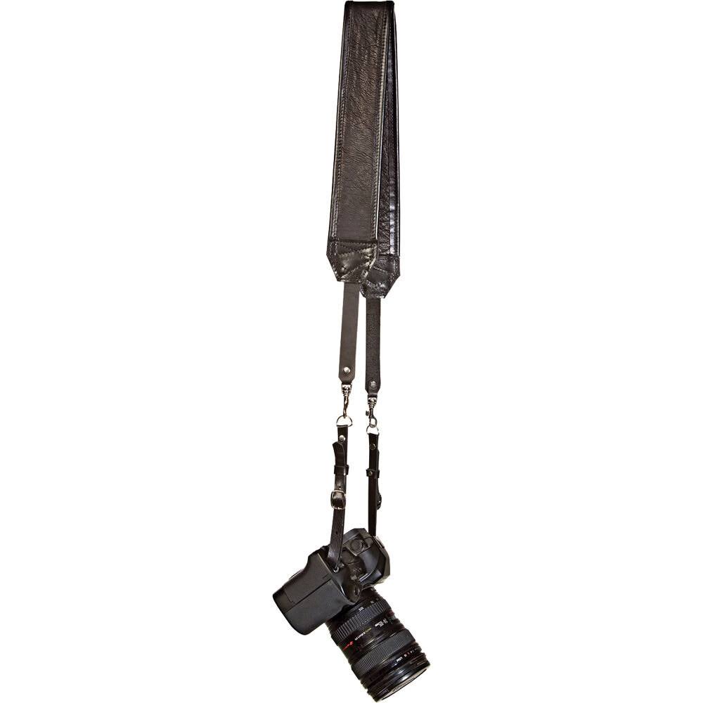 Black Leather Camera Strap F6240
