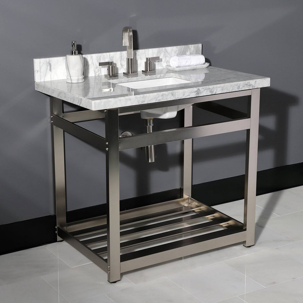 36x22 Marble Vanity Top with Carrara Marble X9571