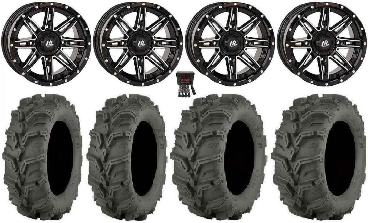14" Machined Wheels 27" Mud Lite XTR Tires Q523999