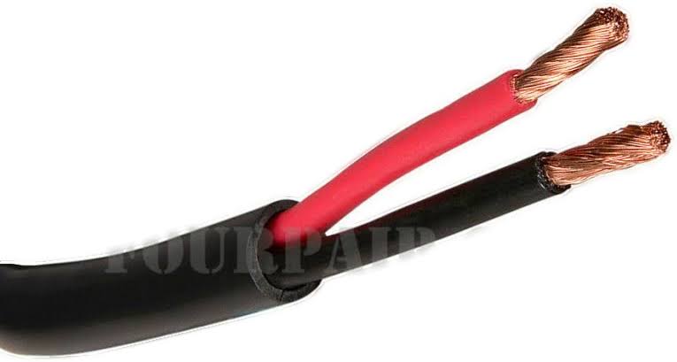 14 AWG 14/2 In-Wall Outdoor Burial UV CL3 Speaker Wire Cable Black 250ft P73253