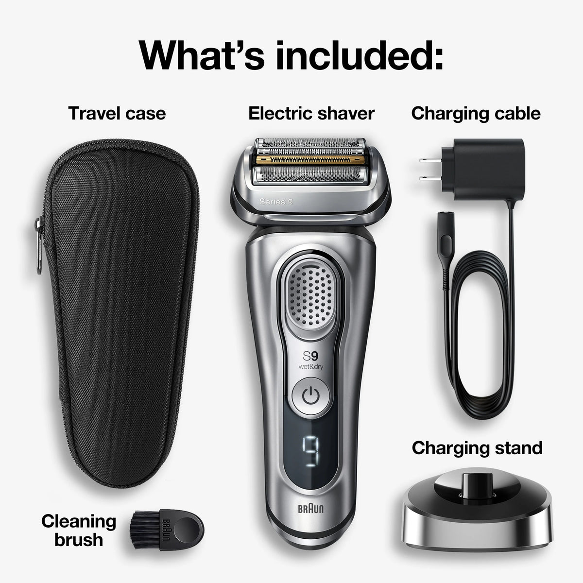 Wet Dry Electric Shaver with Charging Stand Y164