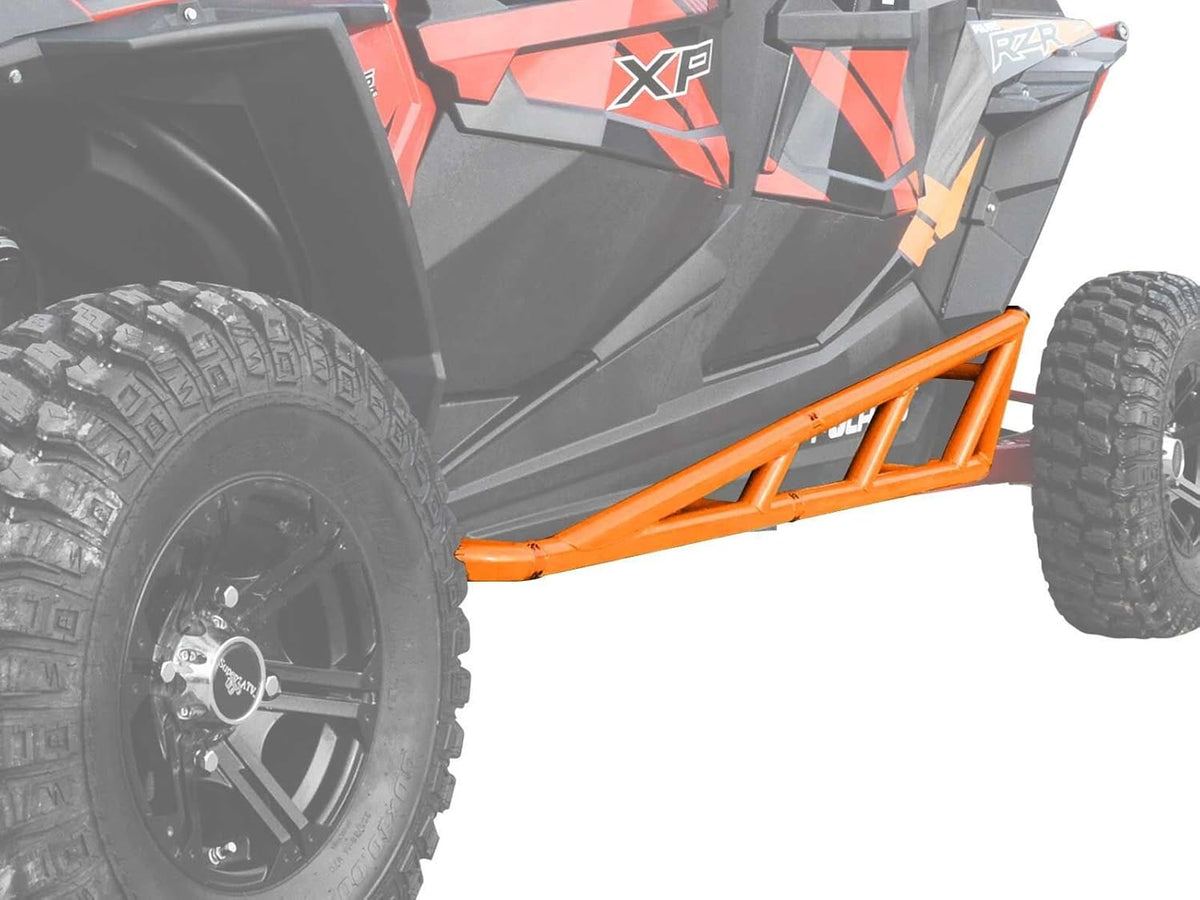 Black 4-Seater Nerf Bars with Heavy-Duty Tubing Z1302