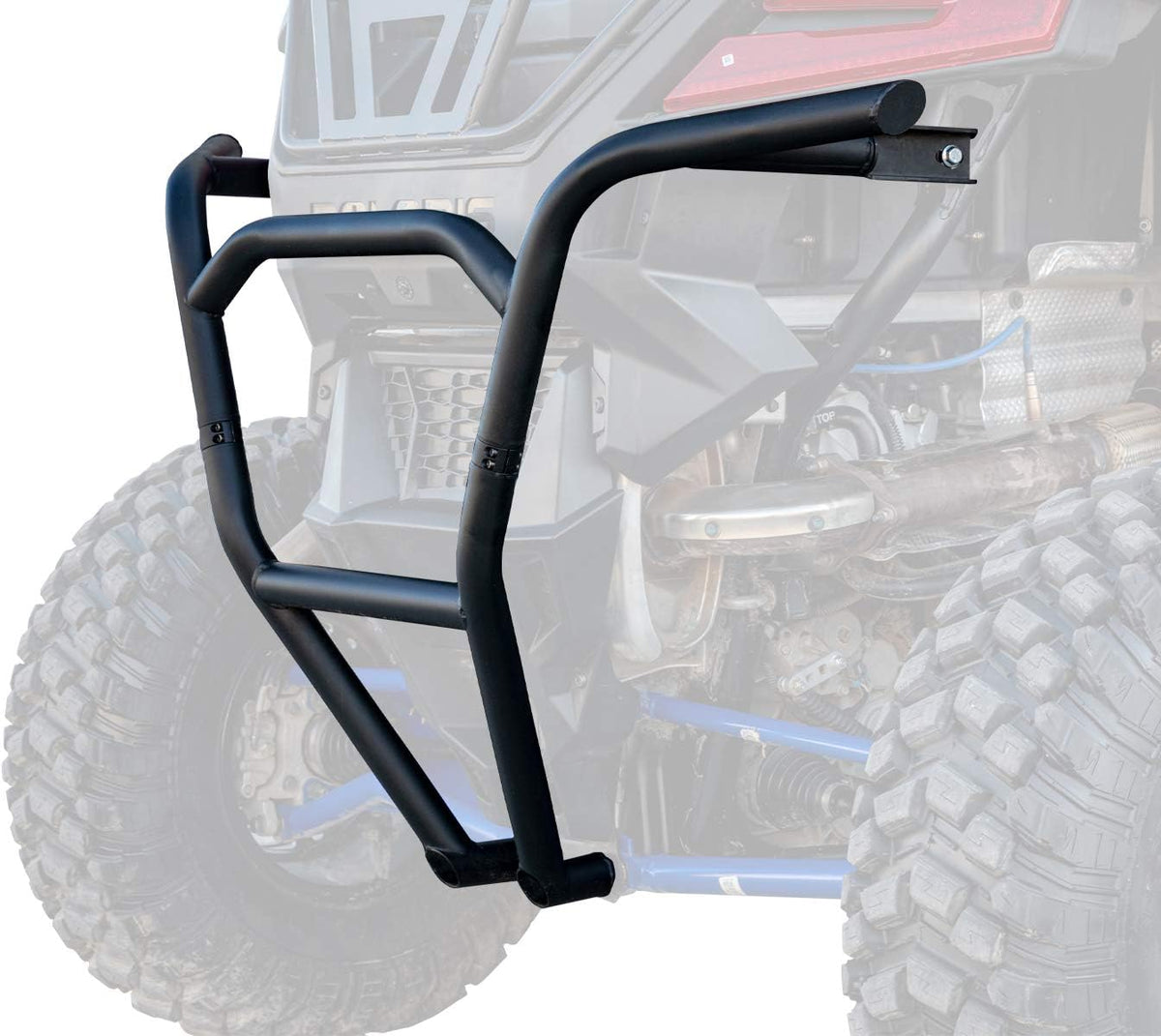 Rear Bumper for Polaris RZR PRO XP / PRO XP 4, 1.75 Inch Steel Tubing, UV Resistant Powder Coating E60922