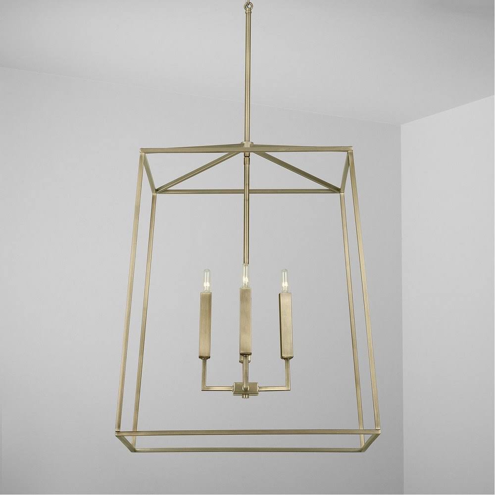 Polished Nickel 4 Light Foyer S4151