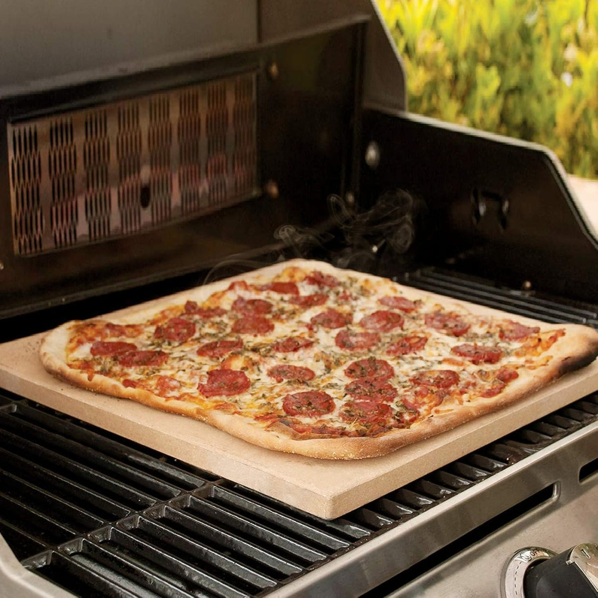 Rectangular Ceramic Baking Stone 15x12 Inch L246