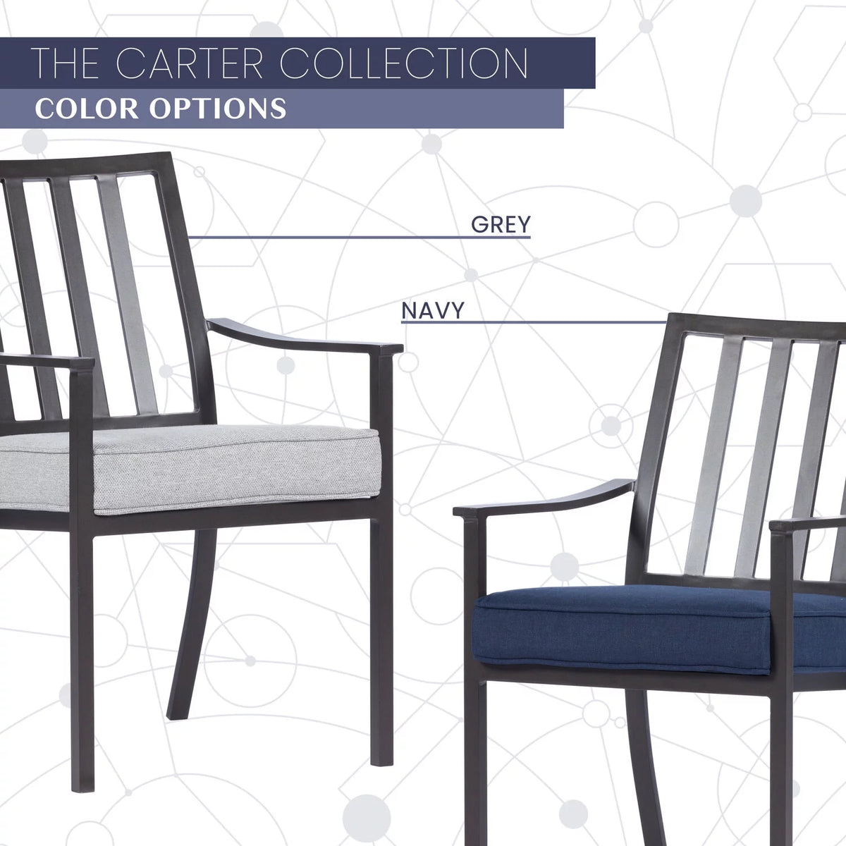7-Piece Aluminum Patio Dining Set with 6 Chairs and Table P864031