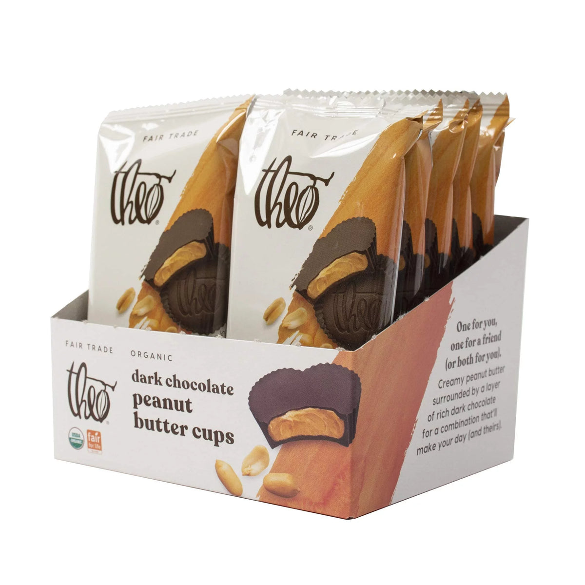 Organic Dark Chocolate Peanut Butter Cups 12 Pack U87255