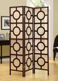 3 Panel Folding Screen Cappuccino R8542