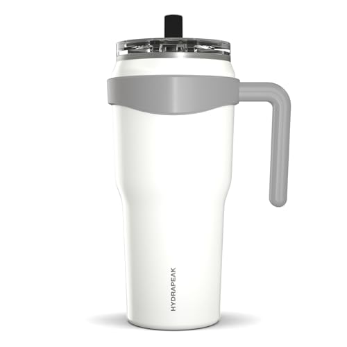 40oz Stainless Steel Double Wall Vacuum Insulated Tumbler With Handle And 2 in 1 Straw Lid H756415