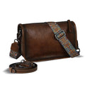 Leather Crossbody Hobo Shoulder Bag with Two Straps B18086