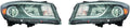 Kia Forte5 Headlight Assembly 2015 2018 Pair Halogen K519