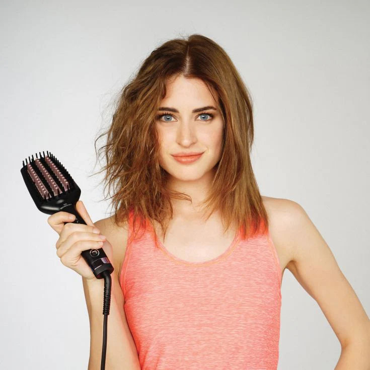 Electric Straightening Brush Ceramic Coating V5530
