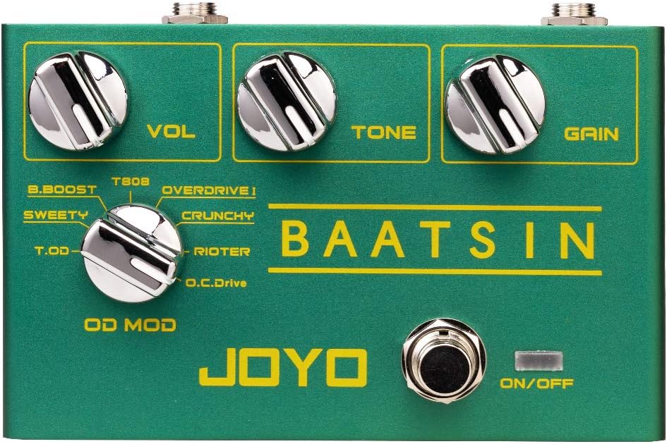 Overdrive & Distortion Pedal with 8 Classic OD/DS Sounds for Electric Guitar, Pack of 2 G71851
