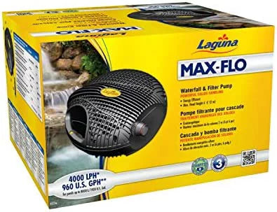 1350 Waterfall and Filter Pump for Ponds Up to 2700-Gallon X720