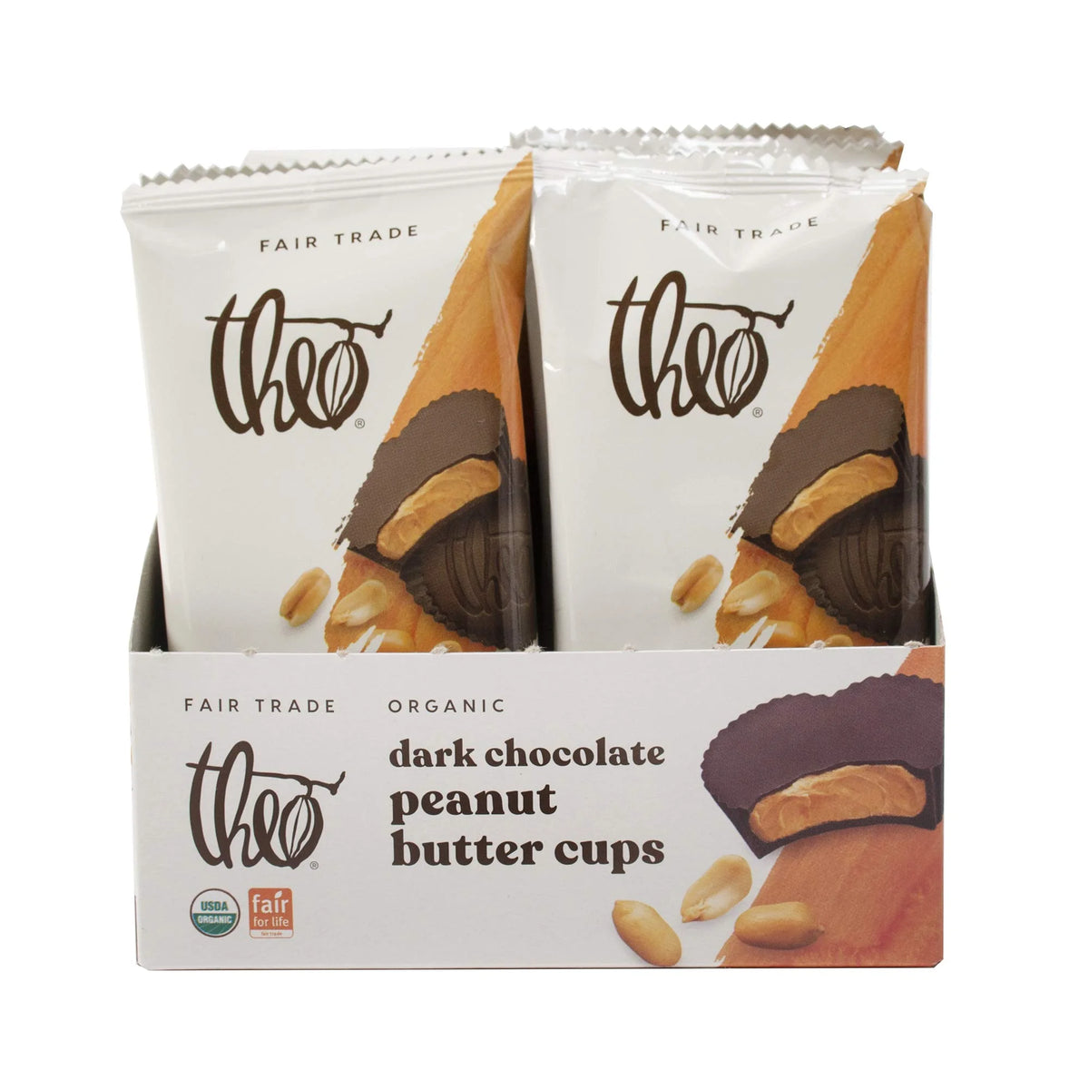Organic Dark Chocolate Peanut Butter Cups 12 Pack U87255