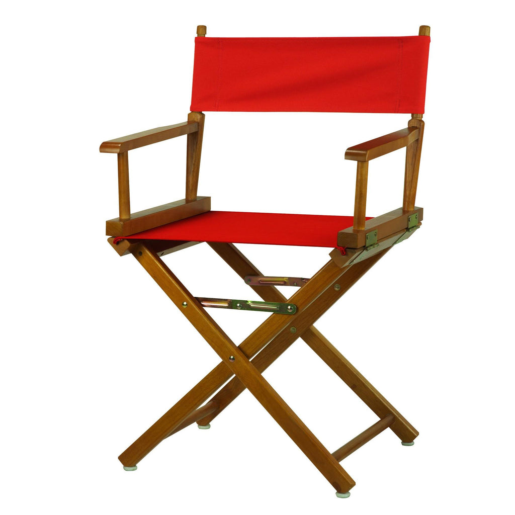 Honey Oak Frame Gold Canvas Director's Chair Y3350