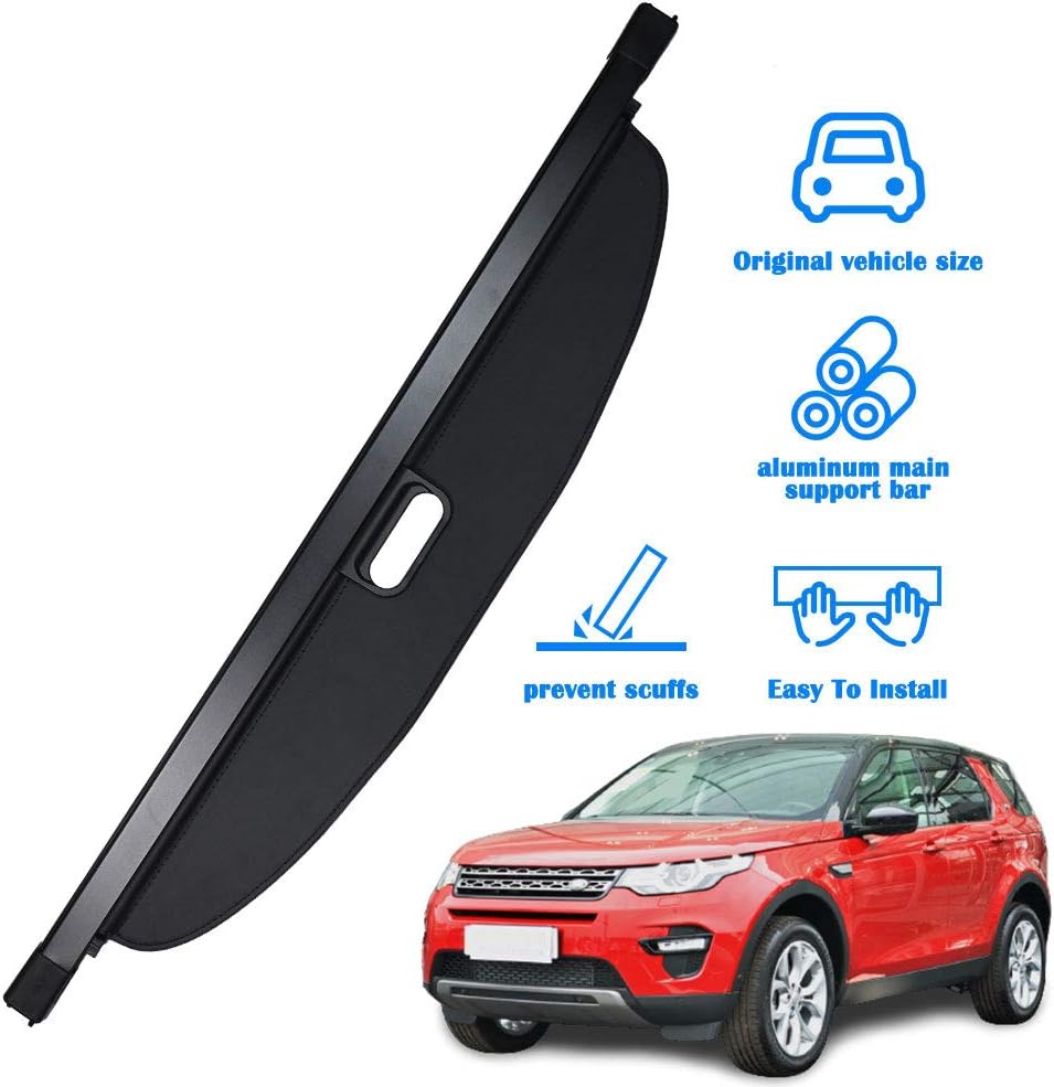 Black Retractable Cargo Cover C371078