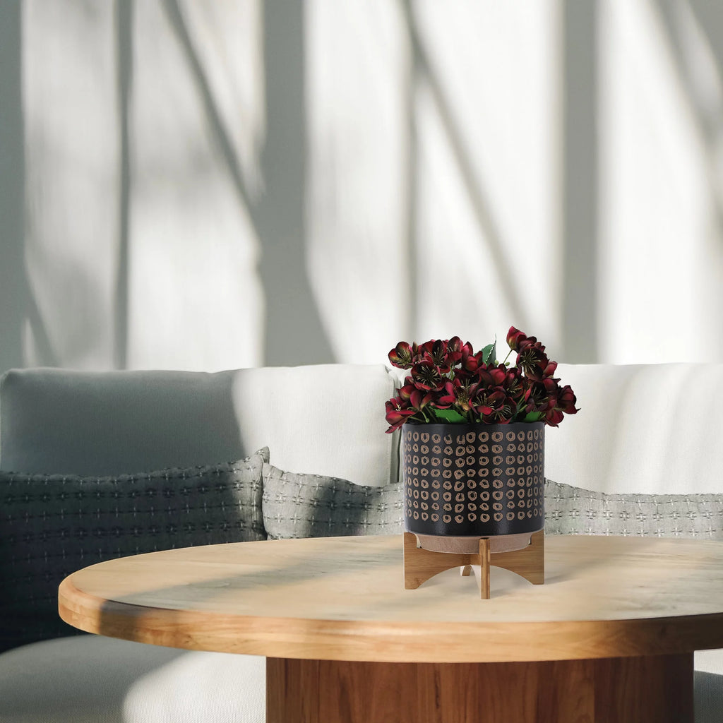 Ceramic Planter On Stand Z59957