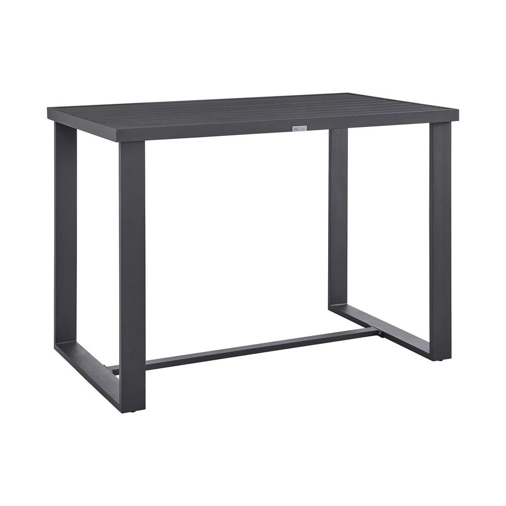 Dark Gray Bar Height Dining Table B1799