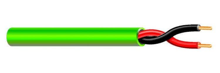 16g Unshielded Plenum Cable Green 1000 ft H3454