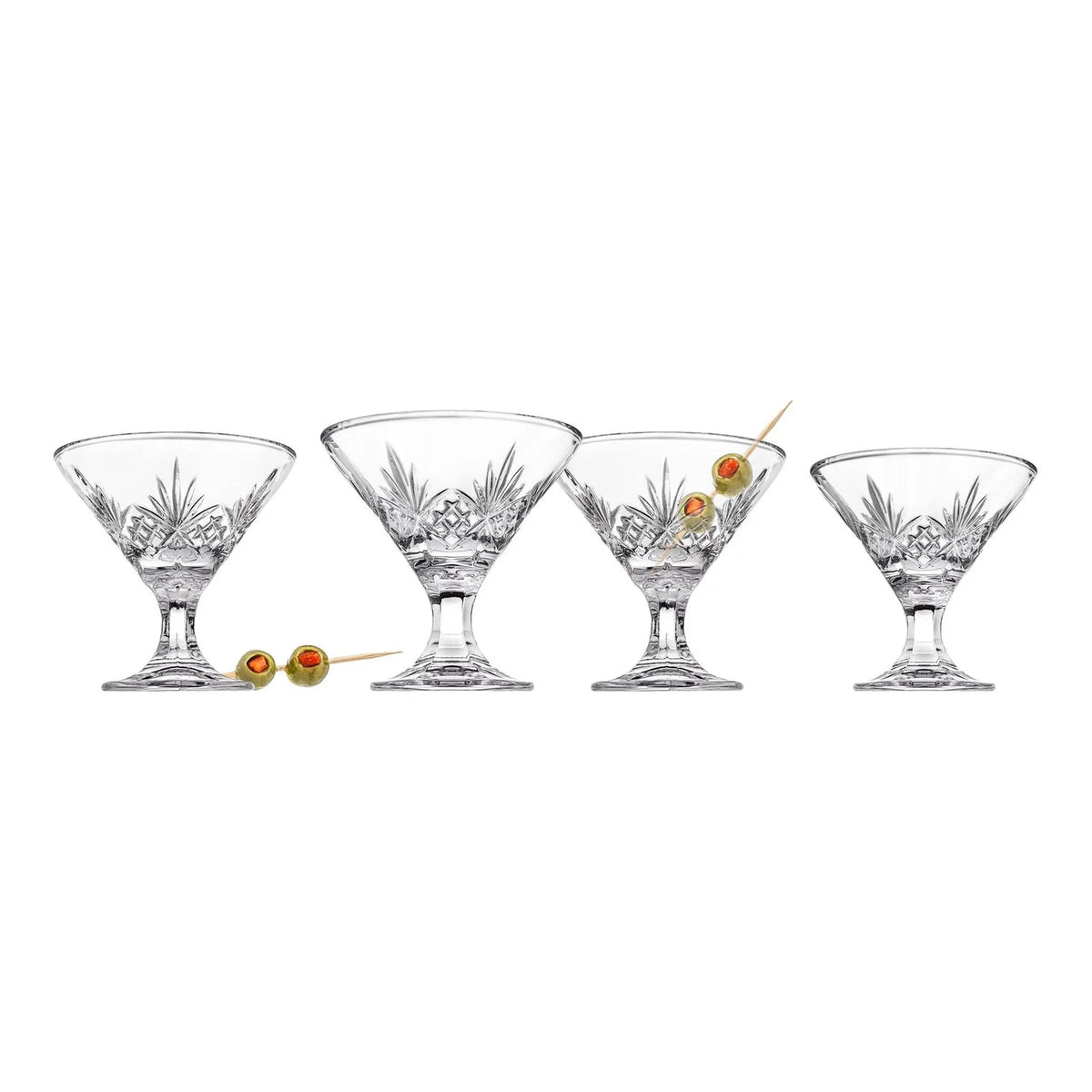 Crystal Martini Glass 5oz, Set of 4 L271