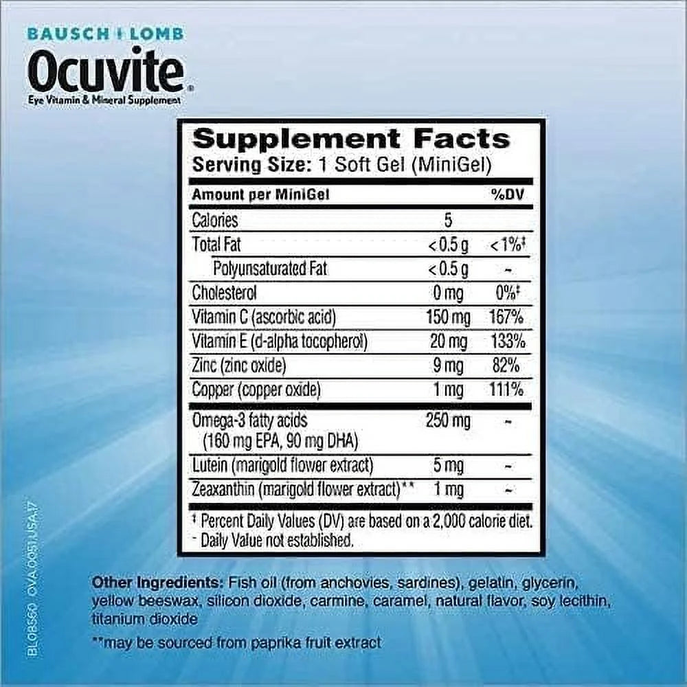 150 Softgels Eye Vitamin & Mineral Supplement F9679