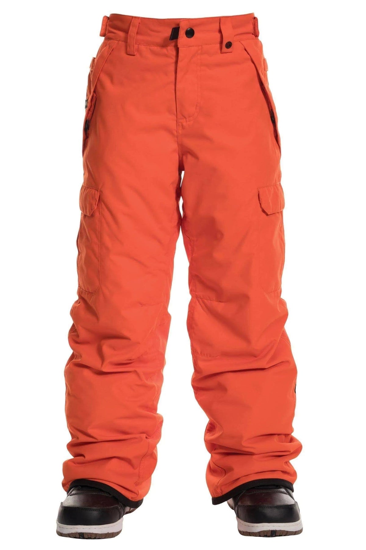Boys Insulated Cargo Pant Solar Orange XL J8898