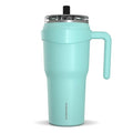 40oz Stainless Steel Double Wall Vacuum Insulated Tumbler With Handle And 2 in 1 Straw Lid H756415