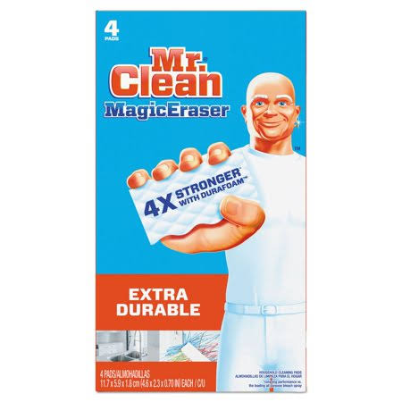 Extra Durable Magic Eraser 4/Box 8 Boxes/Carton J819247