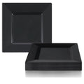 Black Disposable Plastic Cake Plates I3684
