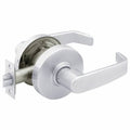 Bright Chrome Cylindrical Privacy Locks with L Lever and L Rose O7233