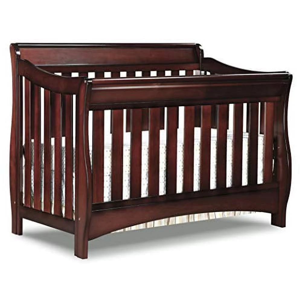 Black Cherry Espresso 4-in-1 Convertible Crib C4490