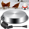 12 Inch 5 Gallons Poultry Drinker Heater Base with Thermostat and Power Cord M275462
