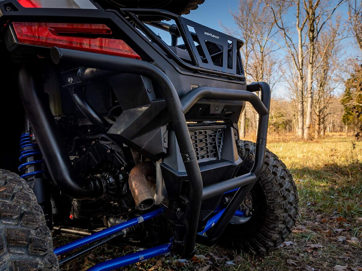 Rear Bumper for Polaris RZR PRO XP / PRO XP 4, 1.75 Inch Steel Tubing, UV Resistant Powder Coating E60922