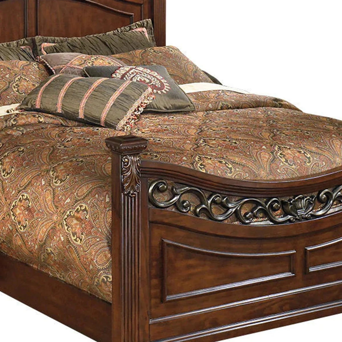 California King Wood Bed E342630