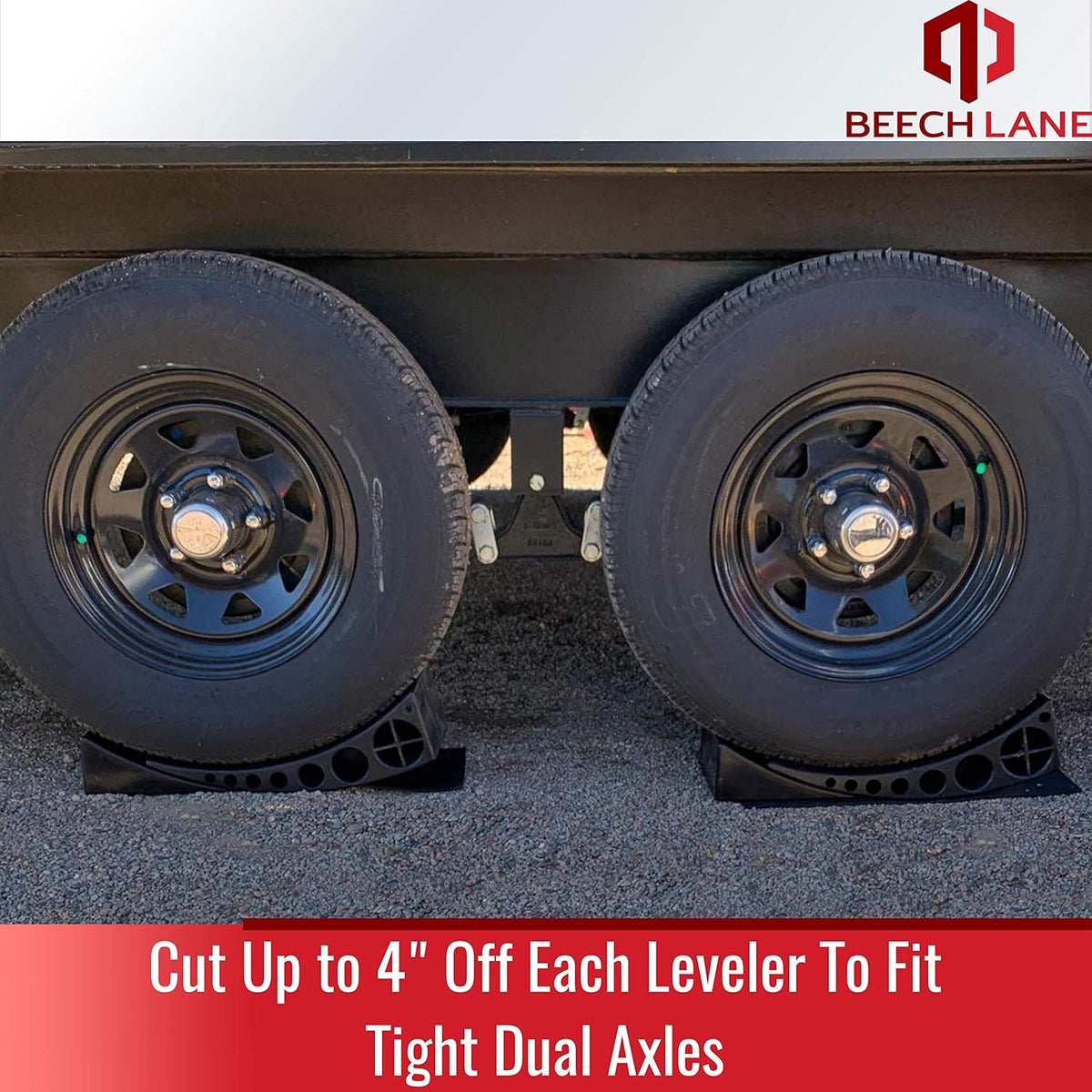 Camper Leveler 1 Pack with Curved Leveler, Chock, and Rubber Grip Mat L9156