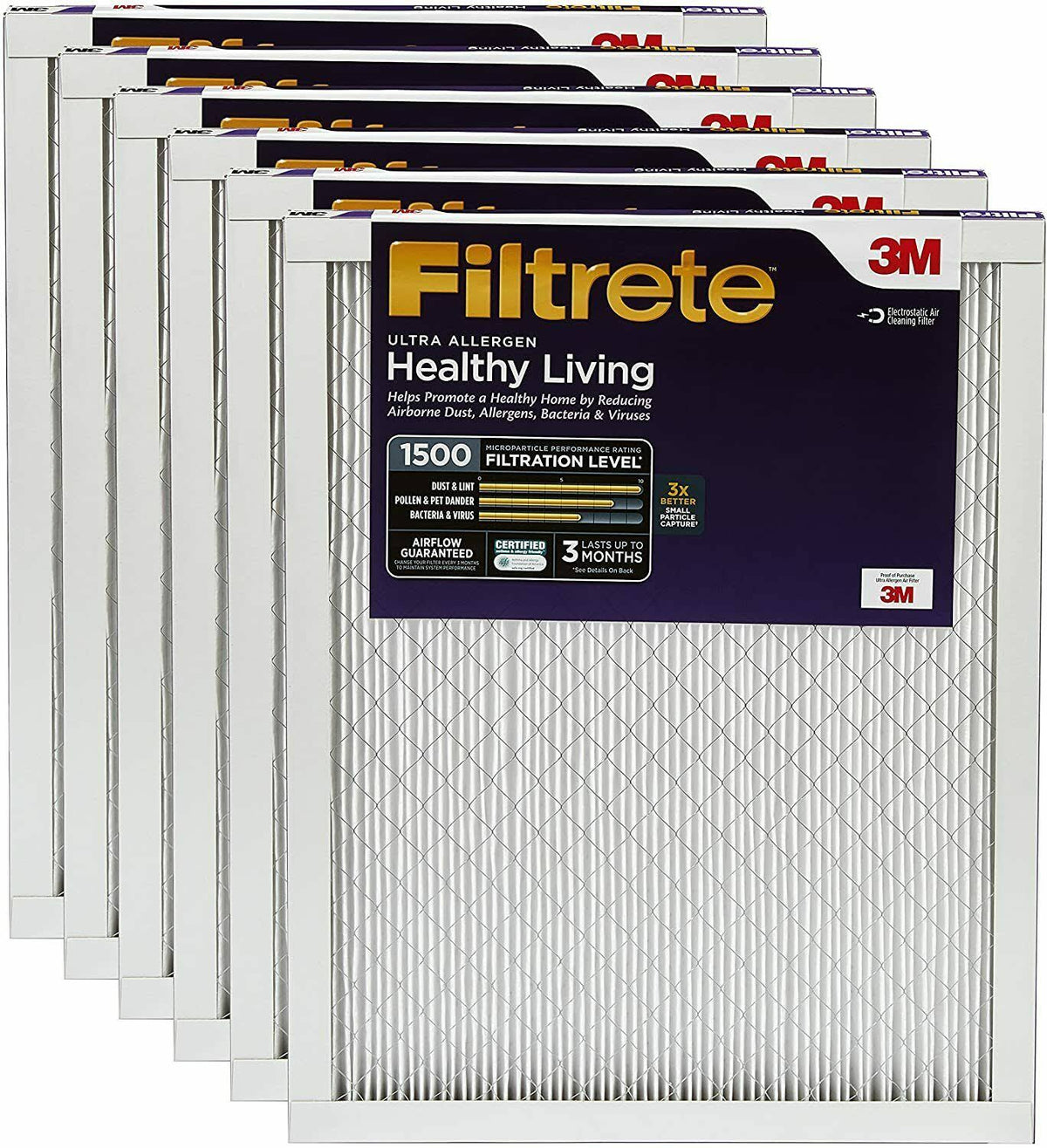 14x20x1 AC Furnace Air Filter 6-Pack T38617