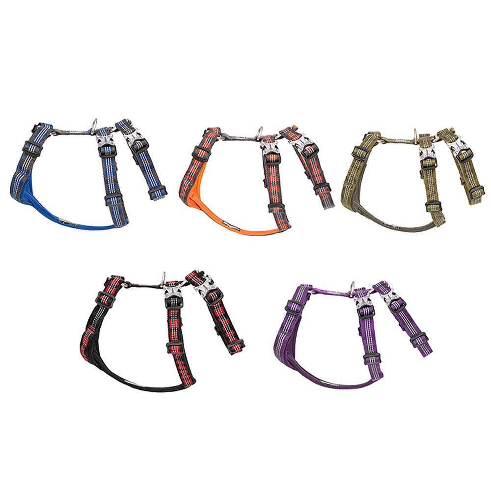 Double H Trail Runner Polyester Reflective No Pull Dog Harness Q676