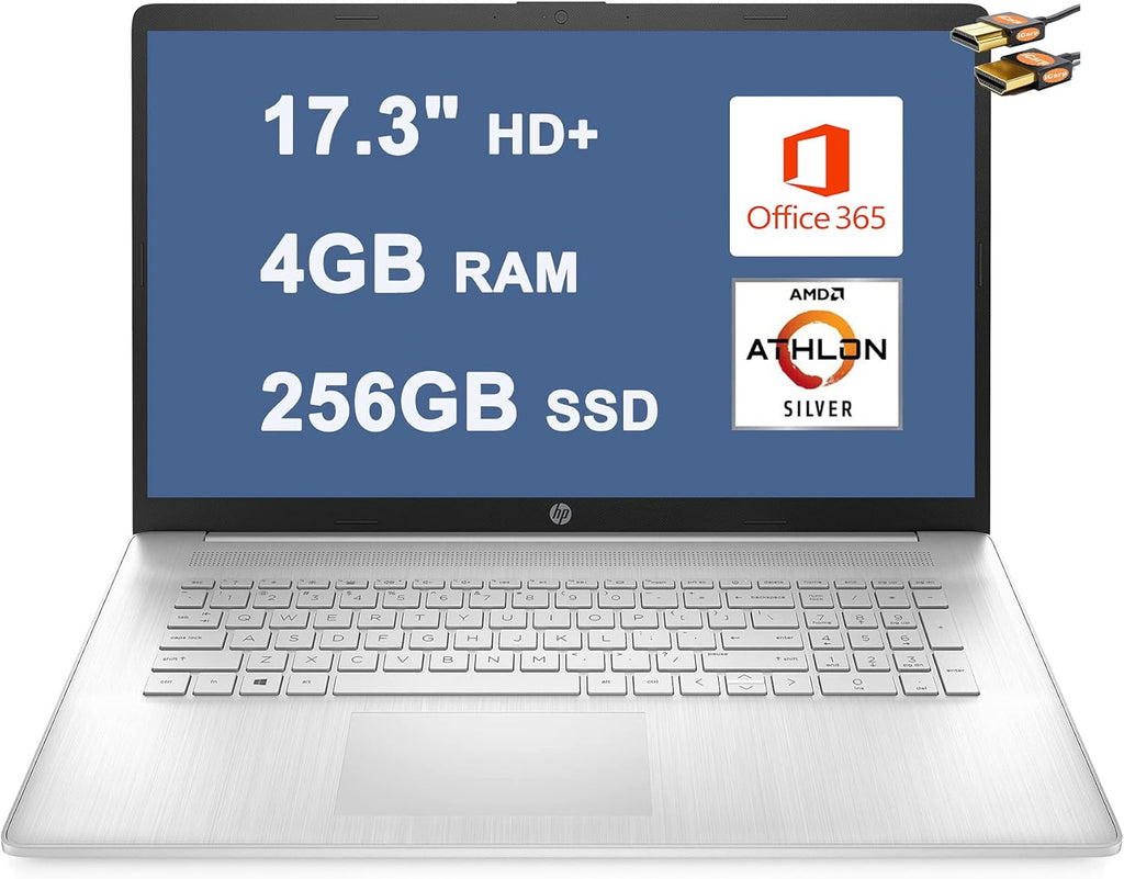 17.3" HD+ Display AMD Athlon Silver 3050U 4GB RAM 256GB SSD Laptop K17613