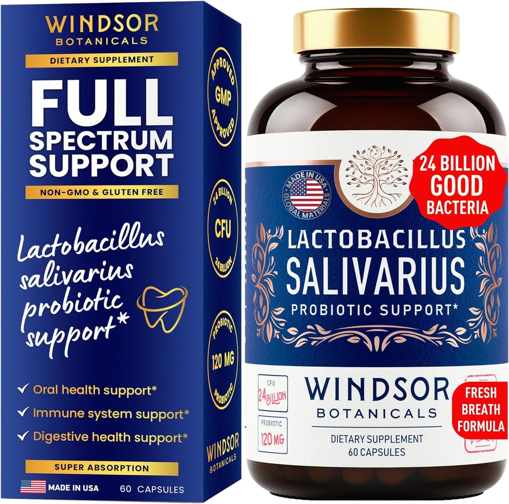 L Salivarius Probiotic Capsules, 24bn CFU, 60 Caps B803600