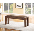 Brown Acacia Wood Bench K422