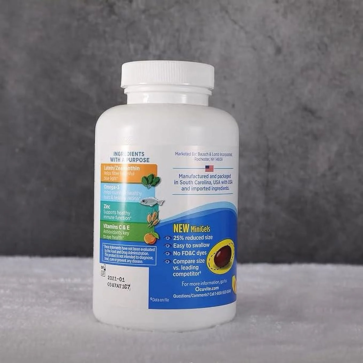 150 Softgels Eye Vitamin & Mineral Supplement F9679
