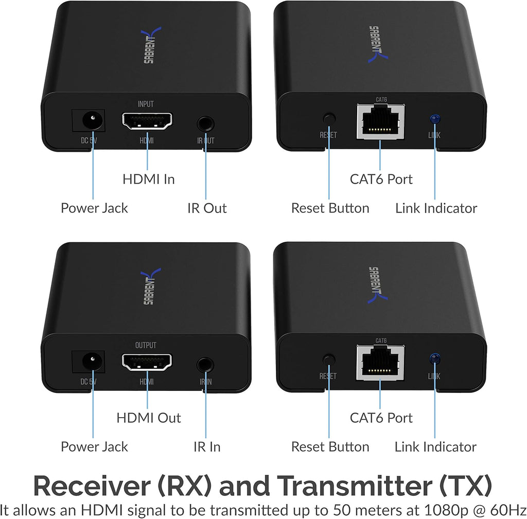 4K HDMI Extender Over CAT6 (60 Meters / 200 feet) D70079