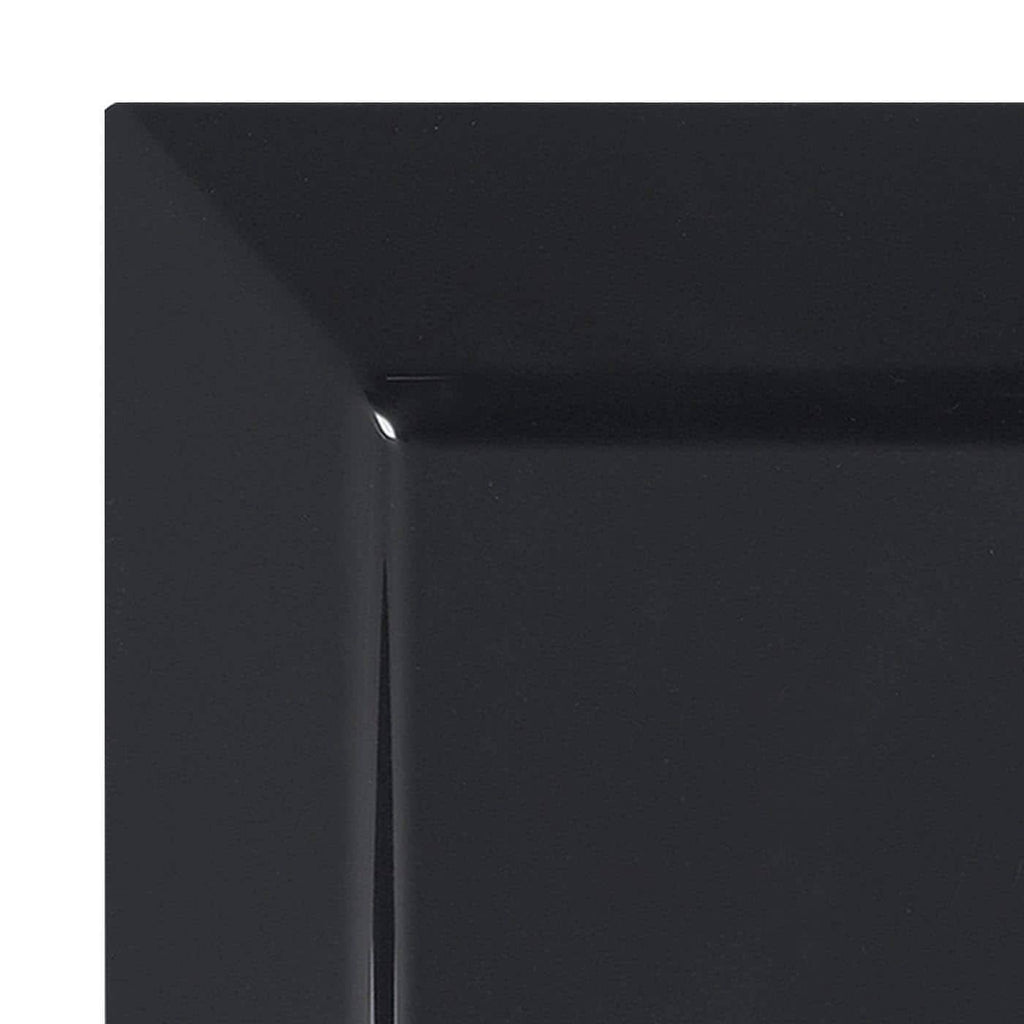 Black Disposable Plastic Cake Plates I3684