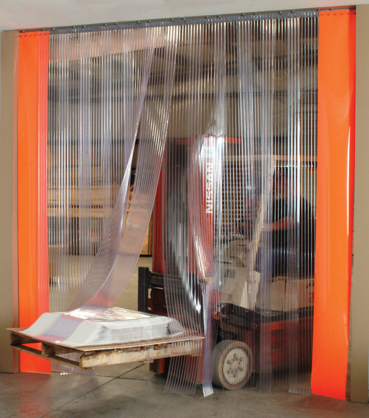 Clear-Flex II Strip Door Ribbed E822074