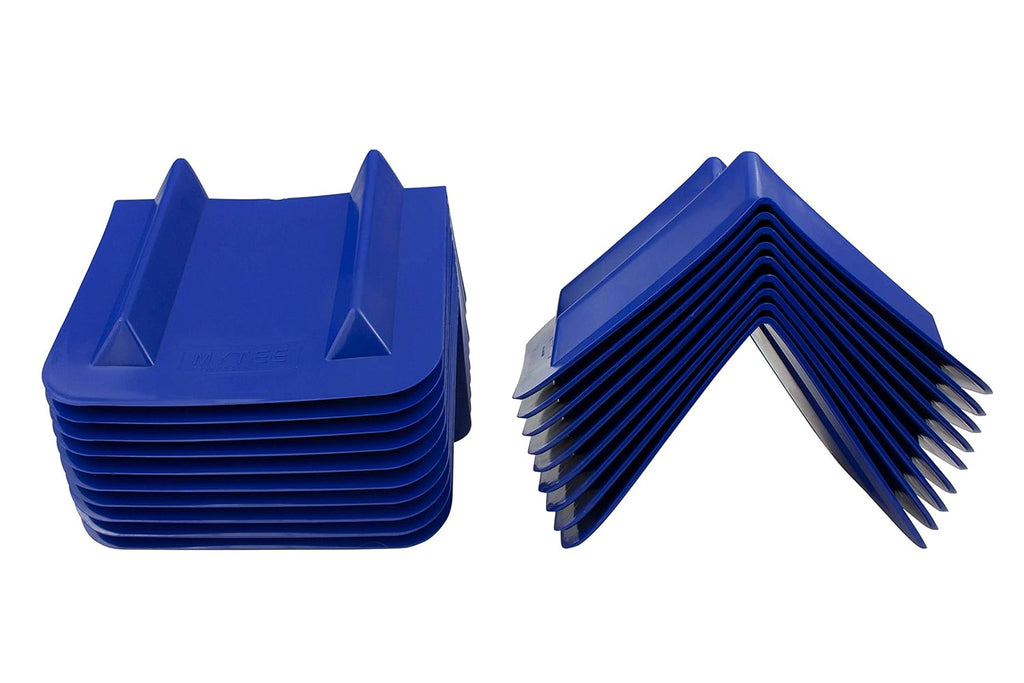 Red Vee Shaped Corner Edge Protector, 12" (20 Pack) N12548