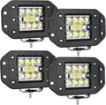 4PCS 42W LED Light Pods Spot Flood Combo Beam Work Light P1102