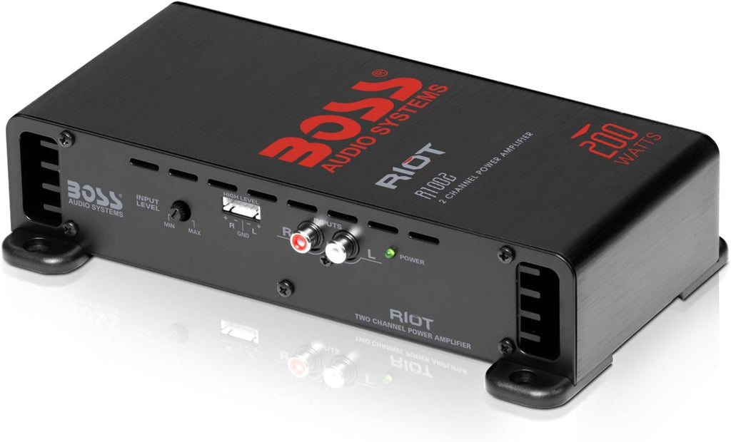 1200 High Output 2 Channel Class A/B Car Audio Stereo Amplifier H240709