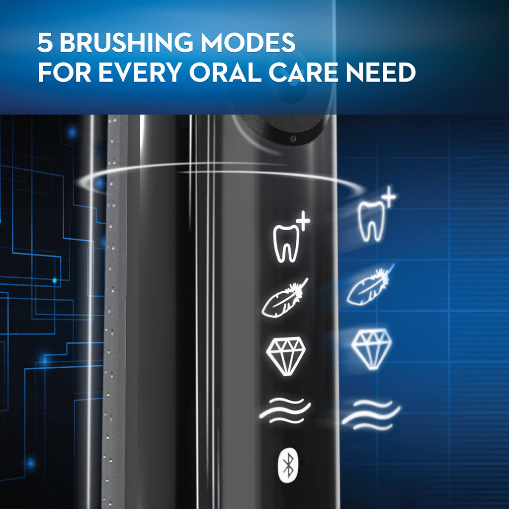 Black Power Rechargeable Electric Toothbrush C6201